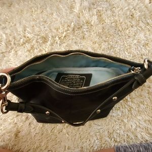 Coach  #12909 black signature "c studded"